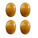 Yellow Agate 18*25mm Oval Minerale Gemstone Reiki Home Decoration Natural Stone