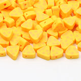 Yellow Cheese Polymer Clay Beads for DIY Jewelry Making