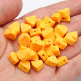 Yellow Cheese Polymer Clay Beads for DIY Jewelry Making