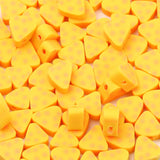 Yellow Cheese Polymer Clay Beads for DIY Jewelry Making