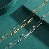 Yellow Chain Bracelet 925 Solid Silver SONA Diamond Tennis Bracelet