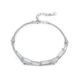Yellow Chain Bracelet 925 Solid Silver SONA Diamond Tennis Bracelet