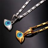 Yellow Evil Eyes Necklace & Pendant Lucky Jewelry For Women P236