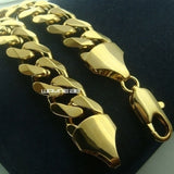 Yellow Noble Mens Bracelet Chain Gift Jewelry