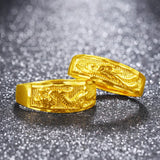 Dragon Phoenix Wedding Engagement Ring Set Bridal Jewelry Bijoux
