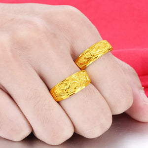 Dragon Phoenix Wedding Engagement Ring Set Bridal Jewelry Bijoux