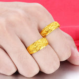 Dragon Phoenix Wedding Engagement Ring Set Bridal Jewelry Bijoux