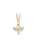 Yellow Necklace Flying Key Time Converter Natural Magic Personality Jewelry