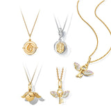 Yellow Necklace Flying Key Time Converter Natural Magic Personality Jewelry