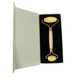 Yellow Honey Jade Face Roller, Crystal Facial Roller