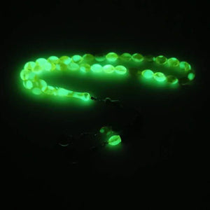Yellow Luminous Tasbih Muslim resin Misbaha 2021