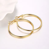 Round Loop Large Circle Hoop Earrings For Women Girls Jewelry Gift