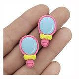 Yellow Pink Rabbit Resin Charms for Hair Clips Hair Band DIY