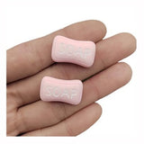 Yellow Pink Rabbit Resin Charms for Hair Clips Hair Band DIY
