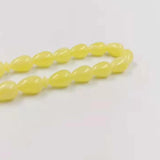 Yellow Resin Tasbih 33 Beads Muslim Rosary Style Star moon Tassel