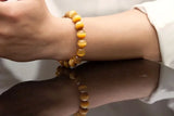 Yellow Tiger Eye Bracelets Buddha Bangles Rope Chain Natural Stone Bracelets