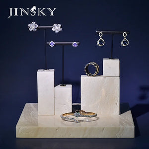 Yellow Stone Earrings Display Rack - INS Jewelry Photography Props