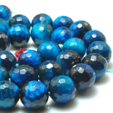 Tiger Eye Faceted Round Beads Loose Gemstones for Jewelry Making