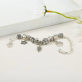 Vintage Christmas Alloy Big Hole Beads DIY Charms Bracelets & Jewelry