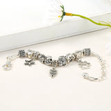 Vintage Christmas Alloy Big Hole Beads DIY Charms Bracelets & Jewelry