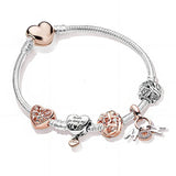 European Bicolor Tassel Beaded Bracelet for Women