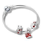 Yexcoes Family Boy Girl Rainbow Beads Bracelet
