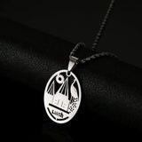 Yezidi Lalish Pendant & Chain Necklace - Holiest Yaz Temple
