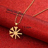 Yezidi Lalish Pendant Necklace - Yazidis Symbol Jewelry