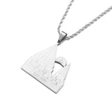 Yezidi Lalish Pendant Necklace Holiest Temple of Yazidis