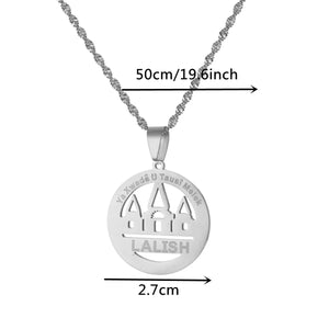 Yezidi Lalish Pendant Necklace Holy Yazidis Jewelry Women