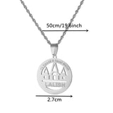 Yezidi Lalish Pendant Necklace Holy Yazidis Jewelry Women