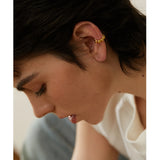 925 Sterling Silver Ear Clip Cuff Earrings Minimalist Jewelry Women