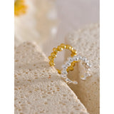 S925 Sterling Silver 18k Plated Ear Bone Clip Earrings