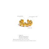 S925 Sterling Silver 18k Plated Ear Bone Clip Earrings