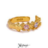 Sterling Silver CZ Ear Bone Clips Fine Jewelry for Women