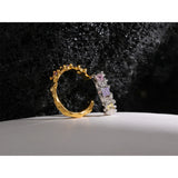 Sterling Silver CZ Ear Bone Clips Fine Jewelry for Women