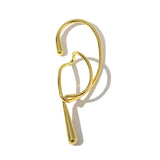 Geometric Ear Cuff Earrings for Women Statement Metal No Pierced Ear Clip