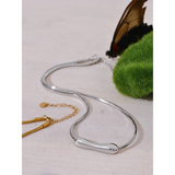 Stainless Steel Chain Pendant Necklace for Women