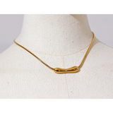 Stainless Steel Chain Pendant Necklace for Women