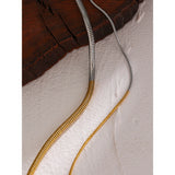 Minimalist Metal Mix Chain Necklace - 18K Plated Collar Jewelry