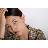 316L Stainless Steel Waterproof Earrings Oval Hoop Women Accessories