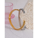 316l Stainless Steel Polished Cuff Bracelet Bangle