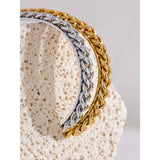 316l Stainless Steel Polished Cuff Bracelet Bangle