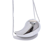 316l Stainless Steel Water Drop Hollow Pendant Necklace for Women