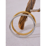 Stainless Steel Statement Bracelet Bangle Charm Polished Jewelry