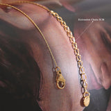 CZ Pendant Necklace Stainless Steel Chain Charm Jewelry