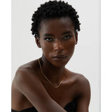 Minimalist Delicate Stainless Steel Chain Necklace 18K Plated Jewelry
