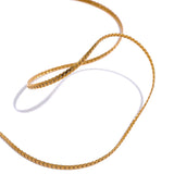 Minimalist Delicate Stainless Steel Chain Necklace 18K Plated Jewelry
