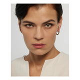 Stainless Steel Big Golden Stud Earrings Water Proof Statement Jewelry