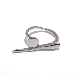 Stainless Steel Minimalist Ring for Women